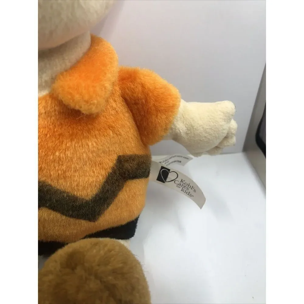 Peanuts Charlie Brown Kohl’s Cares Plush Stuffed 12” Tall - ORANGE SHIRT